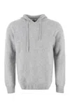 The (alphabet) The (knit) - Knitted Hoodie In Gray