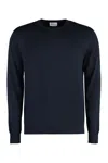 The (alphabet) Blue Wool And Cashmere Pullover For Men