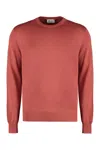 The (alphabet) The (knit) - Silk And Cotton Blend Sweater In Orange