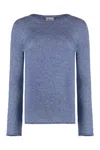 The (alphabet) The (knit) - Silk-cashmere Blend Pullover In Blue