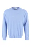The (alphabet) Wool-blend Sweater In Blue