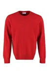 The (alphabet) Wool-blend Sweater In Red