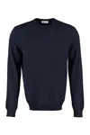 The (alphabet) Blue Wool And Cashmere Pullover For Men