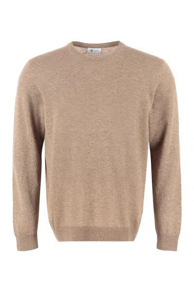 The (alphabet) The (knit) - Cashmere Sweater In Brown
