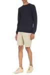 The (alphabet) Blue Wool And Cashmere Pullover For Men In Blue