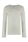 The (alphabet) The Alphabet Silk-cashmere Pullover Sweater In Gray