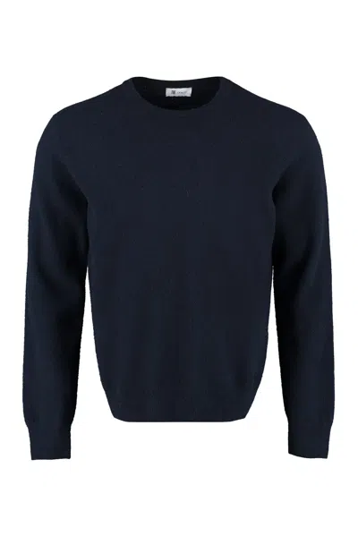 The (alphabet) Alphabet Knit Wool And Cashmere Pullover In Animal Print