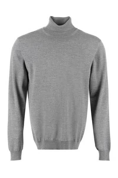 The (alphabet) The (knit) - Wool Turtleneck Sweater In Multi