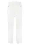 The (alphabet) The (pants) - Cotton Chino Trousers In White