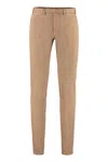 The (alphabet) The (pants) - Stretch Cotton Chino Trousers In Brown