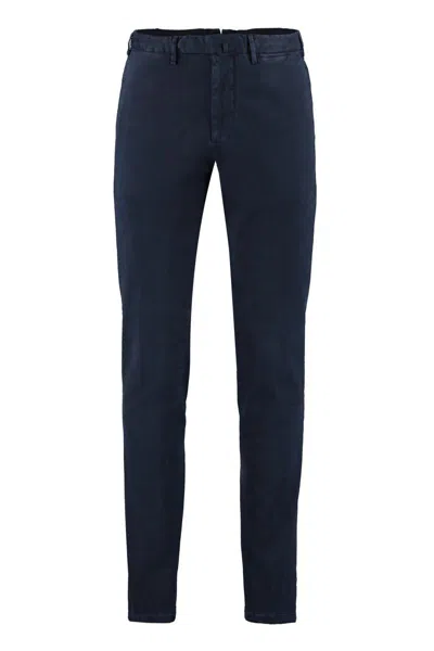 The (alphabet) The (pants) - Stretch Cotton Chino Trousers In Blue