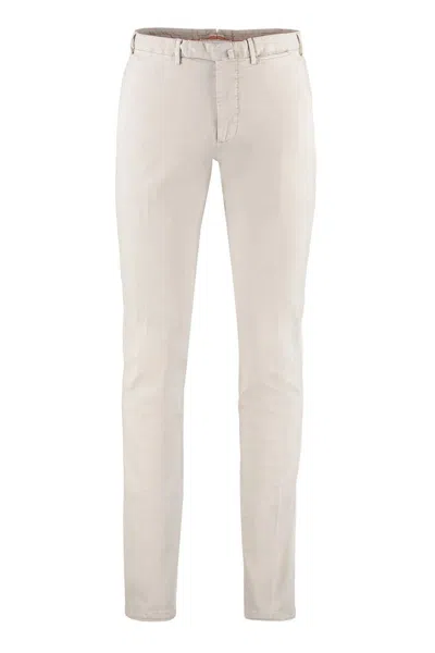 The (alphabet) The (pants) - Stretch Cotton Chino Trousers In Sand