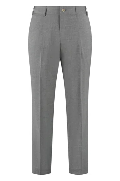 The (alphabet) The (pants) - Wool Blend Tailored Trousers In Multi