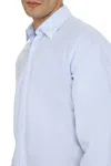 The (alphabet) The (shirt) - Oxford Cotton Shirt In Blue