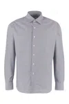 The (alphabet) Checked Cotton Shirt In Multicolor