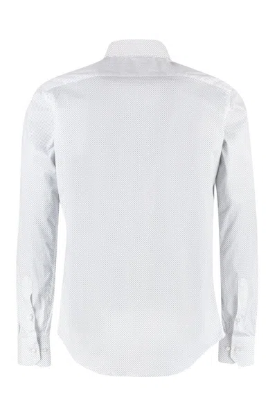 The (alphabet) The (shirt) - Printed Cotton Shirt In White