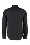 The (alphabet) The (shirt) - Stretch Cotton Shirt In Black