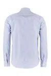 The (alphabet) The (shirt) - Striped Cotton Shirt In Blue
