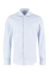The (alphabet) The (shirt) - Striped Cotton Shirt