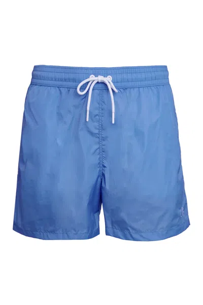 The (alphabet) The (swim) - Swim Shorts In Blue
