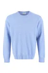 The (alphabet) Wool And Cashmere Pullover In Blue