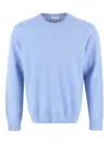 The (alphabet) Wool-blend Sweater In Blue
