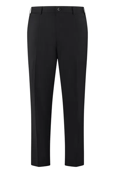 The (alphabet) The Alphabet Wool-blend Tailored Trousers In Black