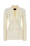The Andamane Ivory Stretch Gabardine Blazer