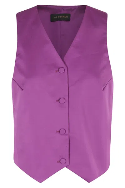 The Andamane Amethyst Pauline Vest In Purple