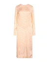 The Andamane Andamane Woman Midi Dress Apricot Size Xs Viscose, Elastane In Orange