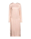 The Andamane Andamane Woman Midi Dress Light Pink Size Xs Viscose, Elastane In Pink