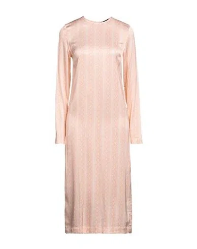 The Andamane Andamane Woman Midi Dress Light Pink Size Xs Viscose, Elastane