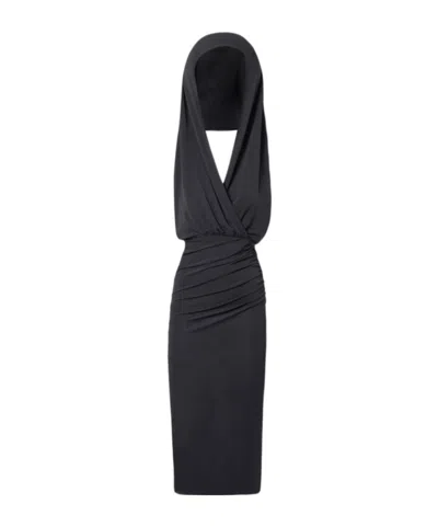 The Andamane Annie Midi Dress In Black