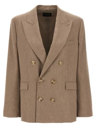 THE ANDAMANE BEIGE PIXIE BLAZER