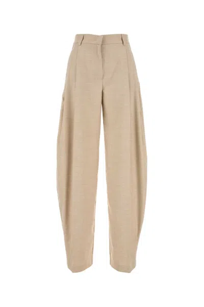 THE ANDAMANE BEIGE STRETCH POLYESTER BLEND PANT
