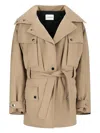 The Andamane Belted Cargo-pocket Jacket In Multi