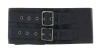 The Andamane Polyester Cotton Blend Belts In Black
