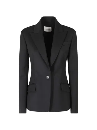The Andamane Bianca Single-breasted Blazer In Black