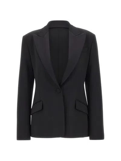 The Andamane Bianca Tuxedo Blazer In Black