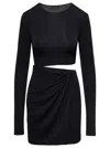 The Andamane Andamane Gia Black Polyester Dress In Black