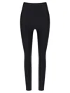 The Andamane Seamless High-waisted Stretch Leggings In Black