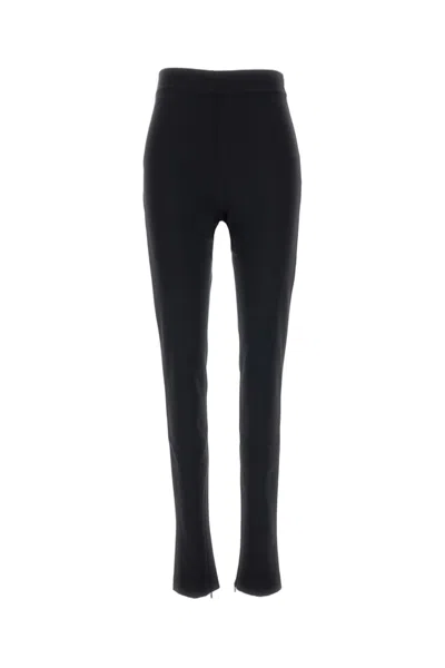 The Andamane Black New Holla Zipped Stretch Leggings