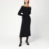 The Andamane Black Zoe Midi Dress In Black