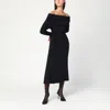 The Andamane Black Zoe Midi Dress In Black