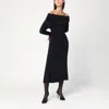 The Andamane Black Zoe Midi Dress In Black