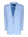 The Andamane Guia Oversized Single-breasted Blazer In Blue