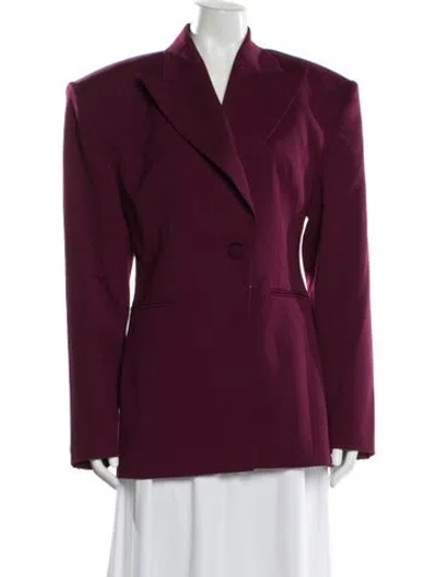 Pre-owned The Andamane Blazer W/ Tags In Burgundy