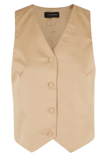 The Andamane Blush Pauline Vest In Neutrals