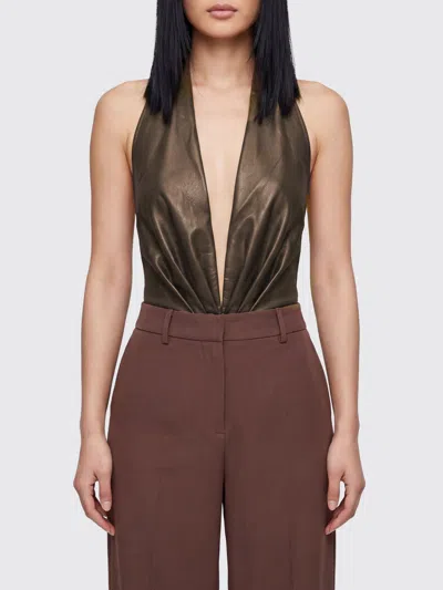 The Andamane Bodysuit Woman Color Brown