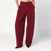 The Andamane Bordeaux Tailored Pants The Andamans In Burgundy